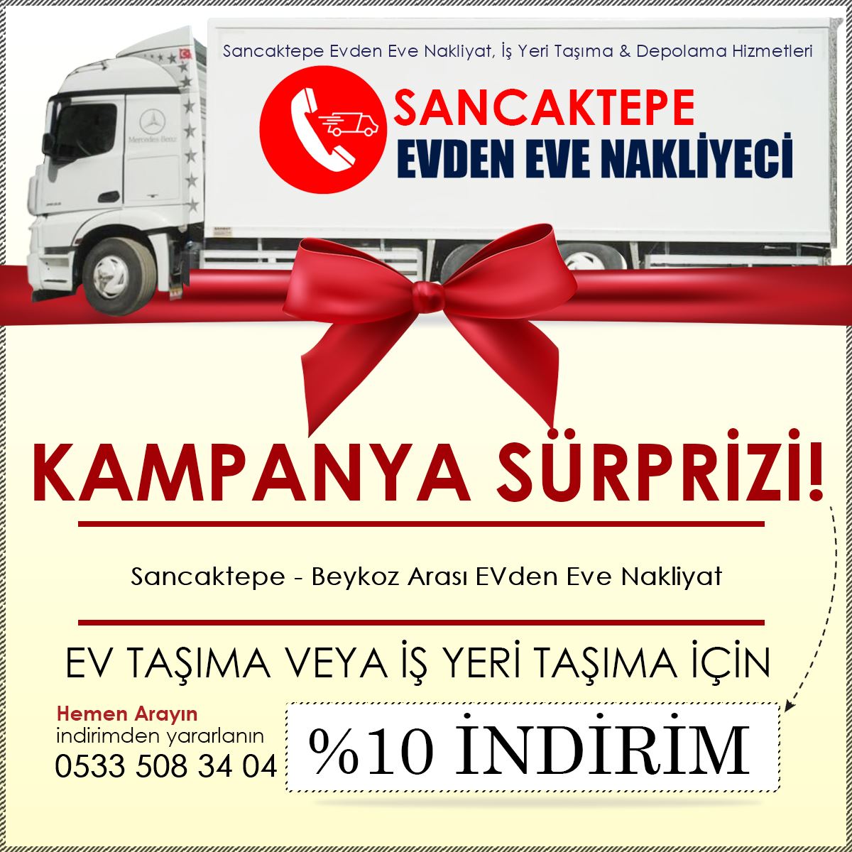 Sancaktepe - Beykoz Arası EVden Eve Nakliyat